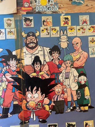 Lote Pósters Bola de Dragón Matutano 1989