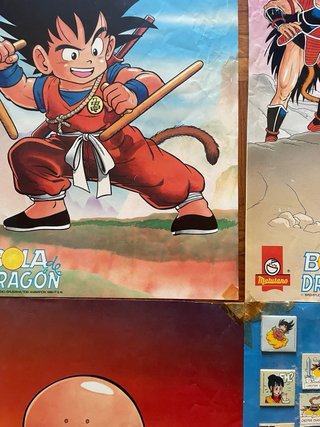 Lote Pósters Bola de Dragón Matutano 1989