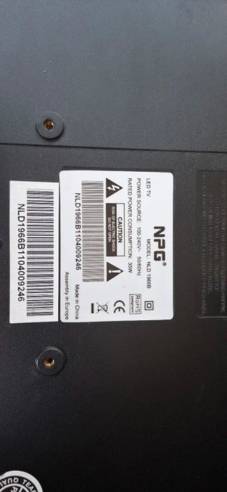 Televisor 19 Negro