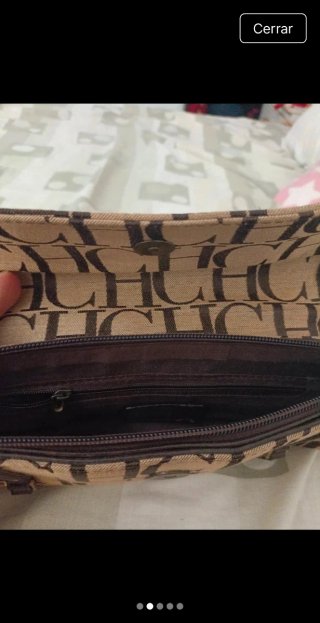 Bolso de mano CH Beige