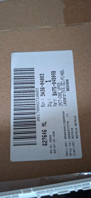 Tapa superior Samsung laptop 15