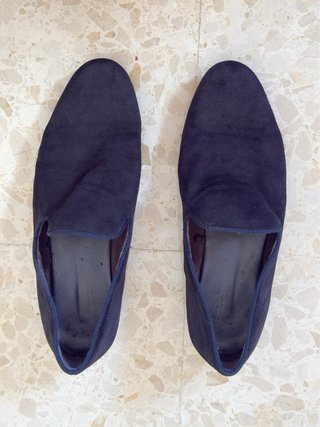 Zapatos de vestir Zara azul oscuro para hombre