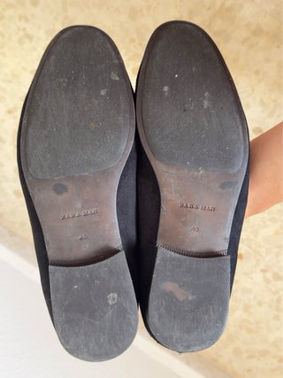 Zapatos de vestir Zara azul oscuro para hombre