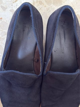 Zapatos de vestir Zara azul oscuro para hombre