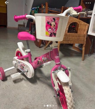 Bici niña Minnie Mouse
