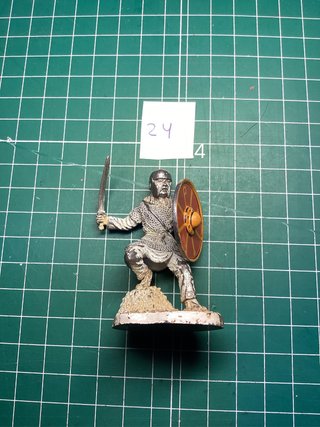 Figura de plomo guerrero