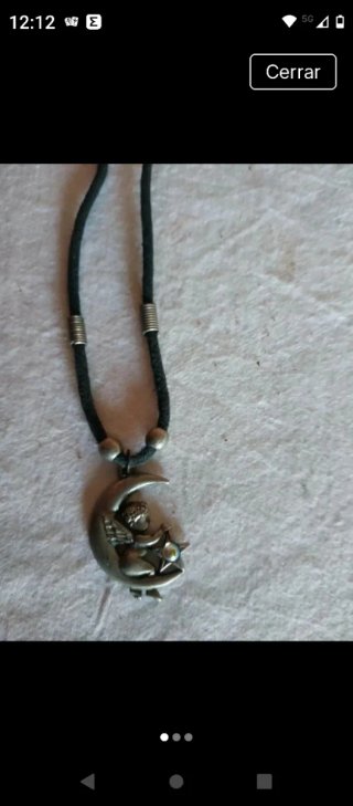 Colgante Luna y Ángel
