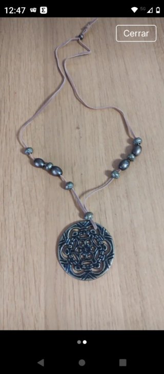 Colgante Luna y Ángel
