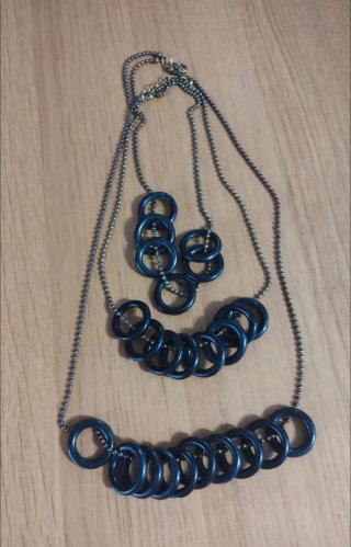 Colgante Luna y Ángel