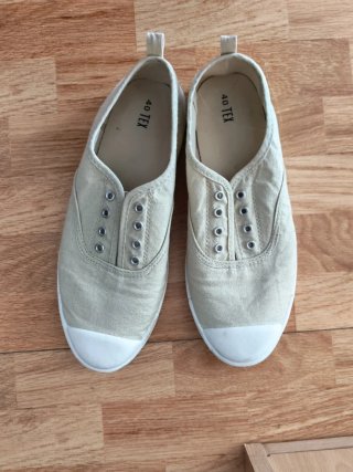Zapatillas lona beige verano