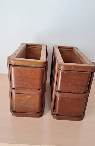 Cajoneras antiguas para máquina de coser Singer