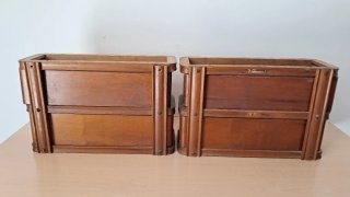 Cajoneras antiguas para máquina de coser Singer
