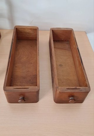 Cajoneras antiguas para máquina de coser Singer
