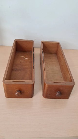 Cajoneras antiguas para máquina de coser Singer