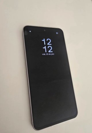 Samsung A56 5G blanco plata, impecable