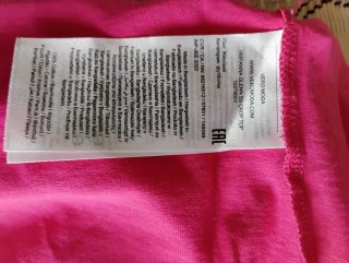 Crop top fucsia annodato