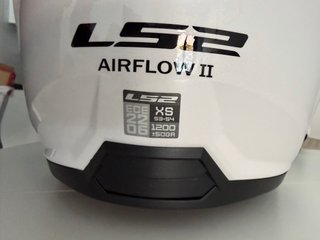 Casco LS2 blanco a estrenar talla xs