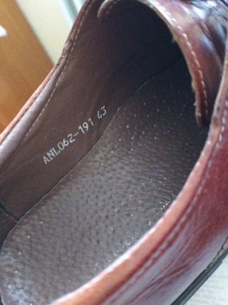 Zapatos de piel con cordones hombre Talla 43
