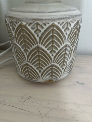 Juego 2 lámparas de mesa cerámica