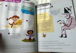 Ensalada de letras 2, Primaria lecturas