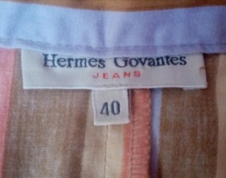 Vestido Hermes Govantes Jeans Talla 40