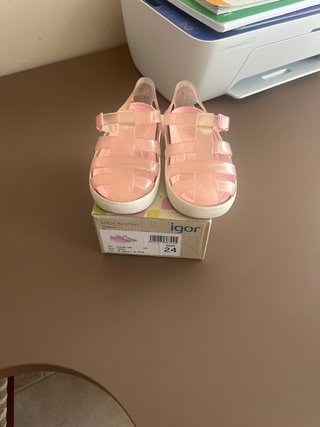 Sandalias Igor Piscina Niña Talla 24 Rosa