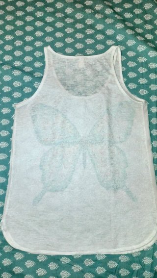 Camiseta tirantes Springfield mariposa