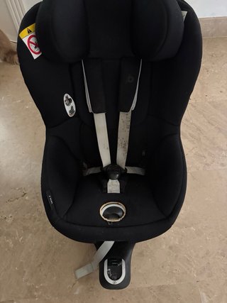 Silla de coche para bebé negra