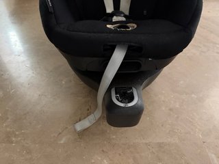 Silla de coche para bebé negra