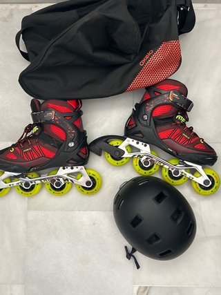 Patines en línea Oxelo niño + casco