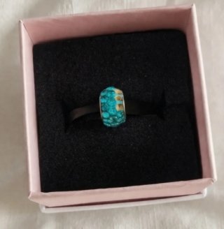 Charm Pandora Azul Turquesa con Piedras