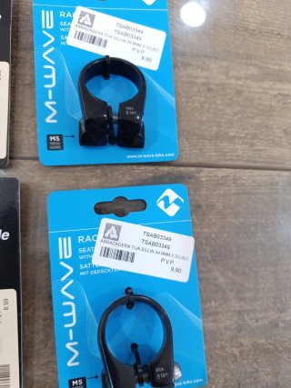 Lote cierres sillín bicicleta PRO, ZOOM, M-WAVE