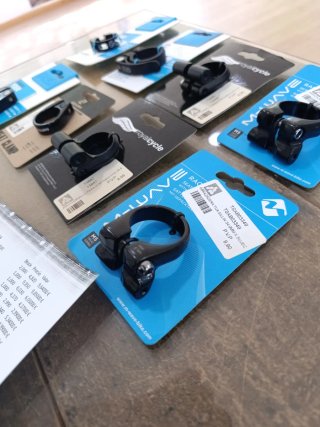 Lote cierres sillín bicicleta PRO, ZOOM, M-WAVE