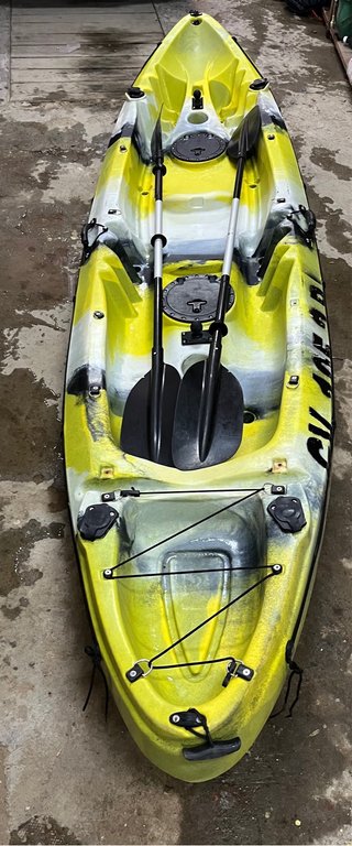 Kayak 3 plazas amarillo