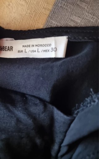Vestito nero lungo con spalline