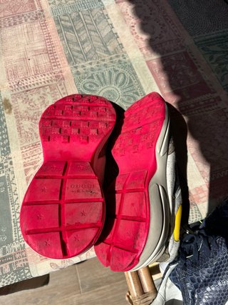 Sneakers Gucci Beige e Blu