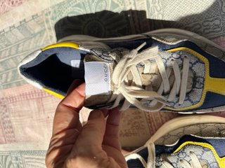 Sneakers Gucci Beige e Blu