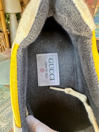 Sneakers Gucci Beige e Blu