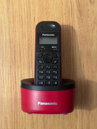 Teléfono Inalámbrico Panasonic Rojo