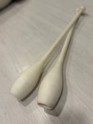 Mazas Gimnasia Rítmica Blancas