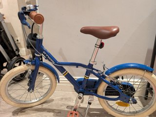 Bicicleta infantil B'Twin 16 azul