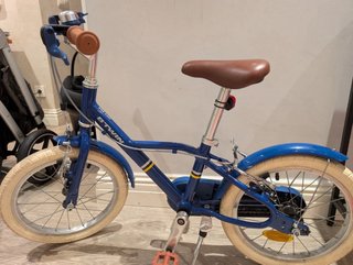 Bicicleta infantil B'Twin 16 azul