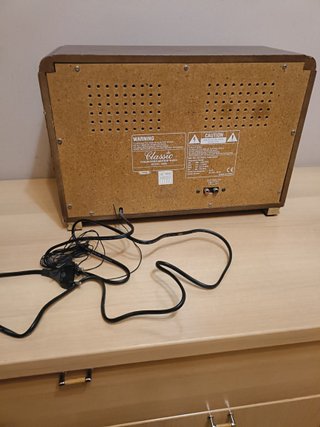 Radio Vintage Madera Marrón