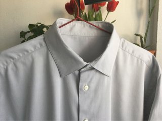 Camisa de vestir gris talla XL