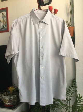 Camisa de vestir gris talla XL