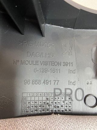 Peugeot 3008 carcasa volante ref: 9685849177