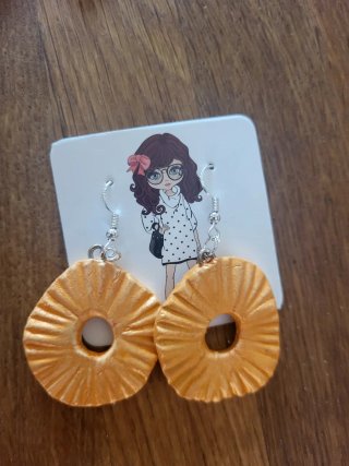 Pendientes de arcilla secado al aire
