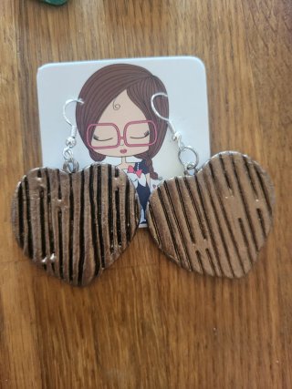 Pendientes de arcilla secado al aire