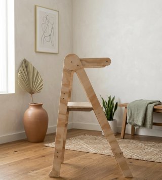 Torre di apprendimento pieghevole Montessori a 3 altezze