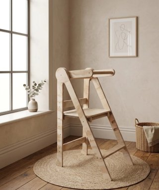 Torre di apprendimento pieghevole Montessori a 3 altezze